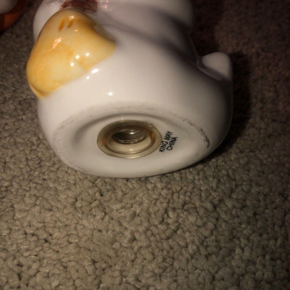 King May China Salt & Pepper Shaker Set Halloween Ghost‎ Pumpkin - Picture 10 of 12